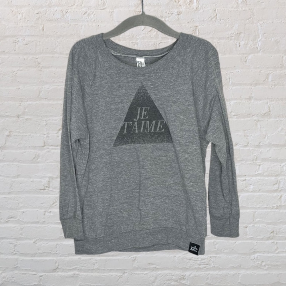 Whistle & Flute 'Je T'aime' Marled Long-Sleeve